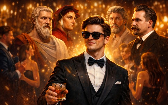 The Philosopher's Party Hack 10 Bahan Obrolan Filsafat yang Bikin Kamu Terlihat Smart di Circle Elite