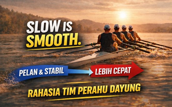 The Rowing Principle: Kenapa Bergerak Lebih Pelan Justru Bisa Membuatmu Lebih Cepat